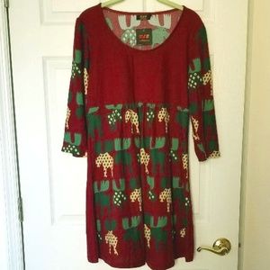 R & B Collection "Moose"  Tunic Top (XL)
